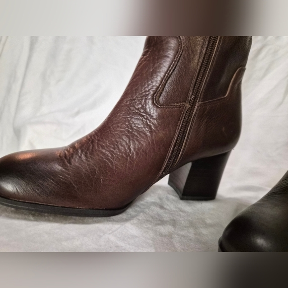 Franco Sarto Anberlin Brown Knee-High Women's Boots - Picture 7 of 14